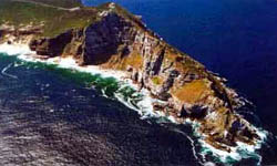 Aereal view of Cape Point